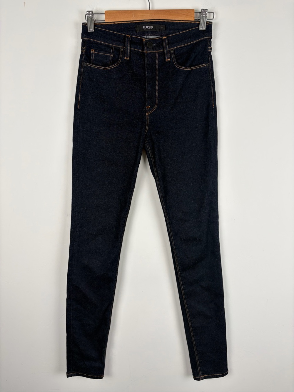 NEW Hudson‎ Barbara Super Skinny Dark Wash Jeans 27
